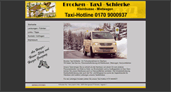 Desktop Screenshot of brocken-taxi.de
